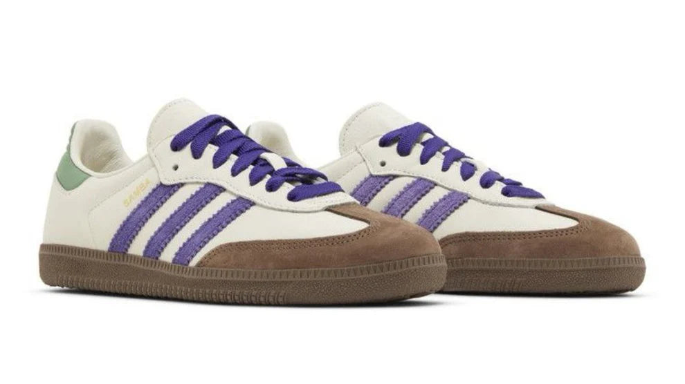 Adidas Samba OG 'Off White Purple Green'
