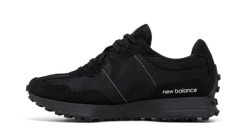 New Balance 327 ' Black White Tongue Logo'