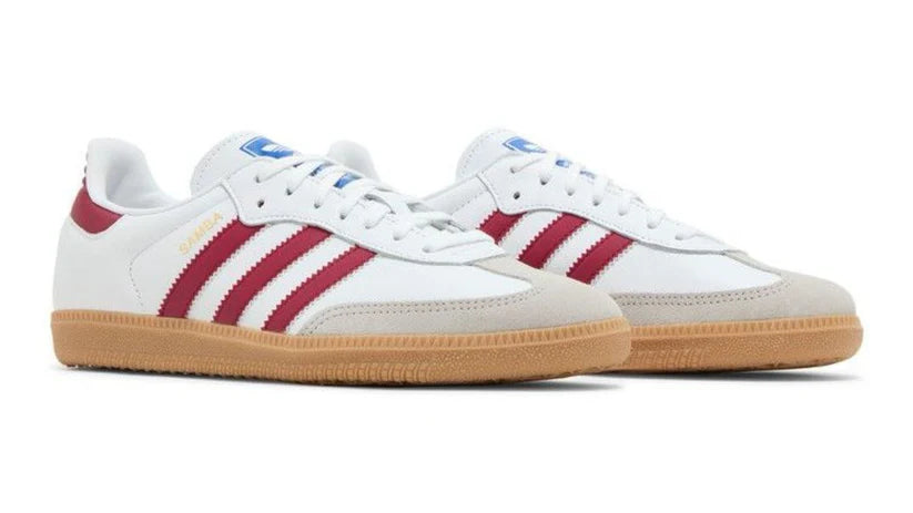 Adidas Samba OG 'White Burgundy Gum'