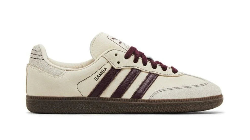 Adidas Samba OG 'Wonder White Maroon'