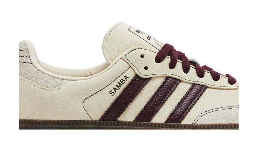 Adidas Samba OG 'Wonder White Maroon'