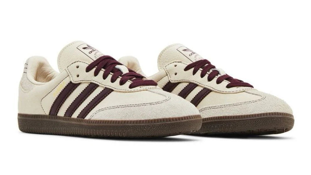 Adidas Samba OG 'Wonder White Maroon'