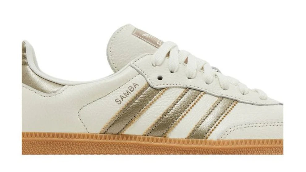 Adidas Samba OG 'Off White Wonder Gold Metallic'