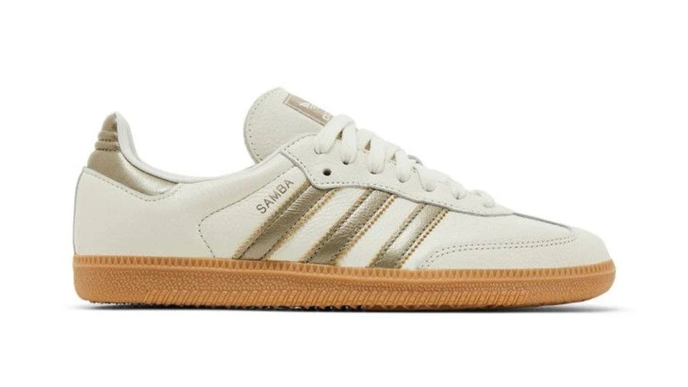 Adidas Samba OG 'Off White Wonder Gold Metallic'