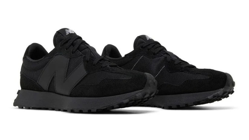 New Balance 327 ' Black White Tongue Logo'