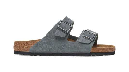 BirkenStock Arizona Soft Footbed-Suede Leather - Blue