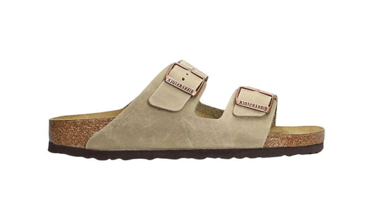 BirkenStock Arizona Soft Footbed-Suede Leather - Beige